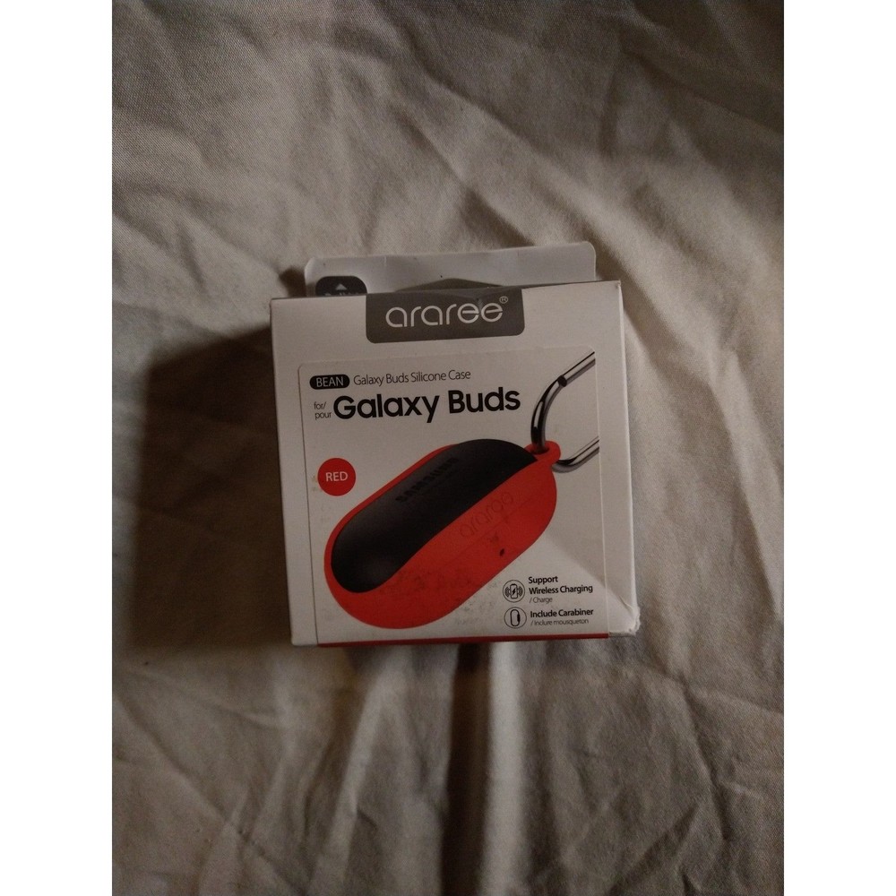 Earphone Silicone Protective Case Cover Pouch For Samsung Galaxy Buds Red